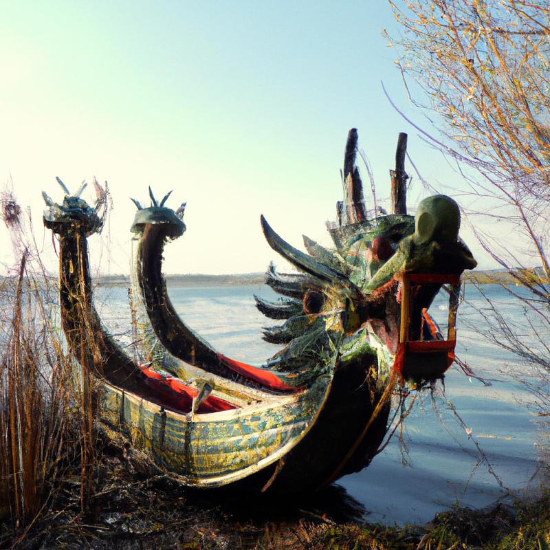 Mýtická bytost s tajemnou mocí: Na březích jezer se objevil dračí člun. - foto 2
